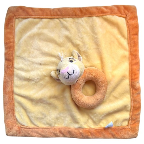 Disney Baby The Lion King Simba Security Blanket Plush Ring Rattle ...