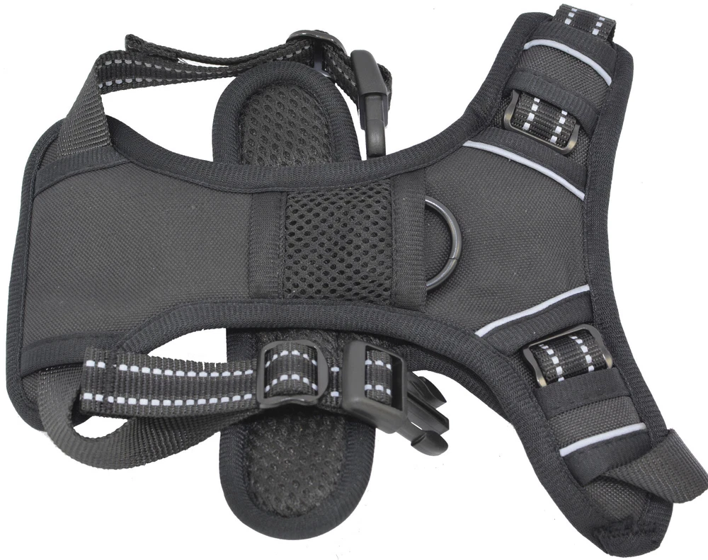 Dog Harness & Training Leash No Pull Control Adjustable Large Handle Heavy Duty