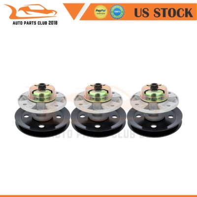 John Deere LX GT Gruppo Di 3 Mandrini Con Puleggia Per Tagliaerba John Deere LX/GT - Ricambio AM121229, AM121342 Mandrini Tagliaerba - Foto 10