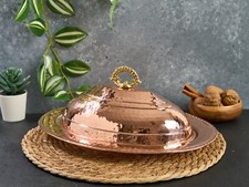 Turkish Copper Serving Plate, Serving Plater, Serving Dish, Copper Dinner Plate