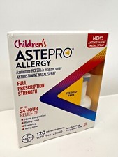 Children  s ASTEPRO ALLERGY Antihistamine Nasal Spray Relief 2/2025 NEW BOX    