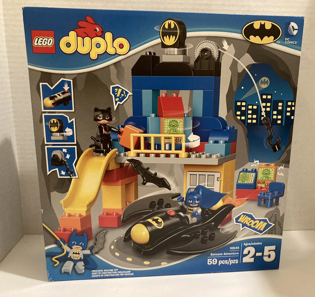  LEGO DUPLO Super Heroes Batcave Adventure 10545 Building Toy :  Toys & Games