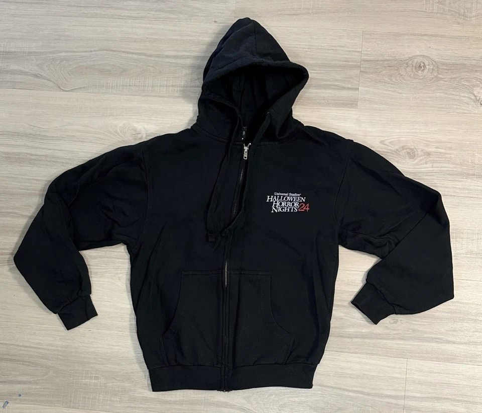 Universal Studios Halloween Horror Nights Talla Pequeña Cremallera Sudadera con Capucha 2014 Walking Dead Foto 2 de 2