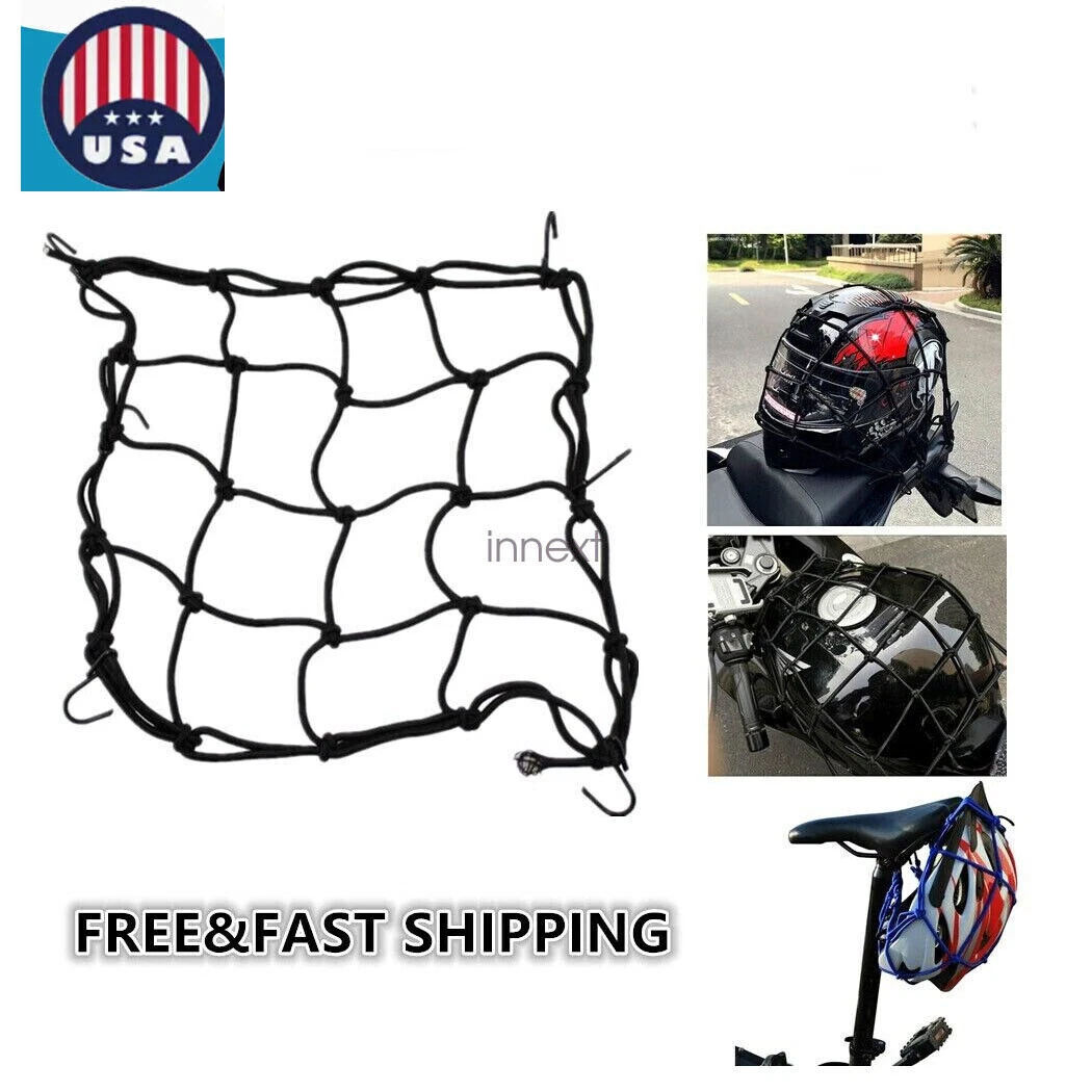 40x40cm Cargo Net Motorbike Helmet Mesh Storage Motorcycle, 51 OFF
