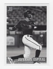 2021 BOWMAN HERITAGE BLACK & WHITE JEFERSON ESPINAL ARIZONA DIAMONDBACKS #192