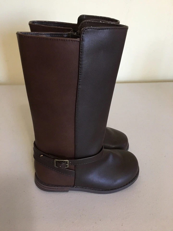 Nuevo Gymboree Cosmic Club Marrón Botas Zapatos Niña Niño 8,10 Foto 2 de 3