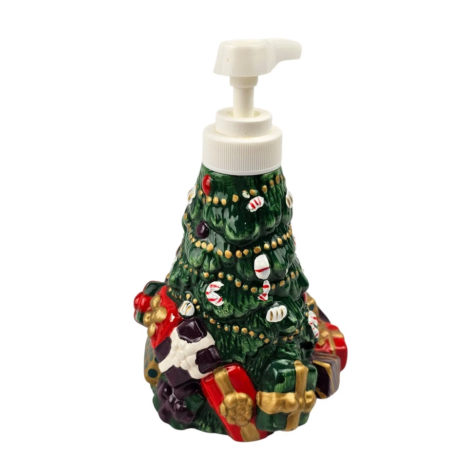 Dispensador de jabón de cerámica para árbol de Navidad Allure 1996 decoración navideña Foto 4 de 4