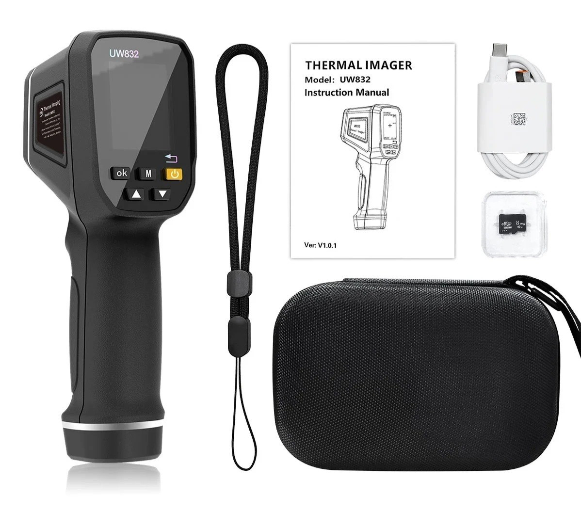 Caméra thermique infrarouge portable pour résoudre les pannes de circuit électrique
