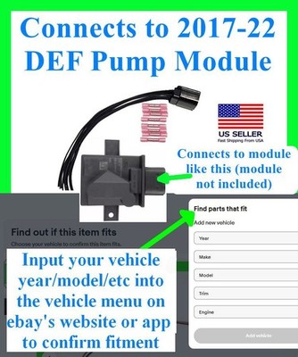 for Ford 17-22 F250 F350 DEF 6.7L Pump Module Connector Plug Wiring ...