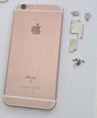 Original Apple Gehäuse Rahmen Deckel  iPhone 6S Rosé Gold Pink komplett Mit Accu