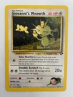 Giovanni’s Meowth 43/132 Pokemon Card Gym Challenge NM