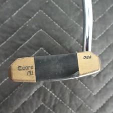 Vintage True Line Putter Mens 34" Gold Ecore M1 RH Steel Shaft USA Made