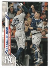 2020 Topps Series Two Aaron Judge Gary Sanchez New York Yankees #591