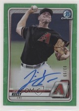 2020 Bowman Chrome Prospect Green Refractor 83/99 Levi Kelly #CPA-LK Auto 4k8