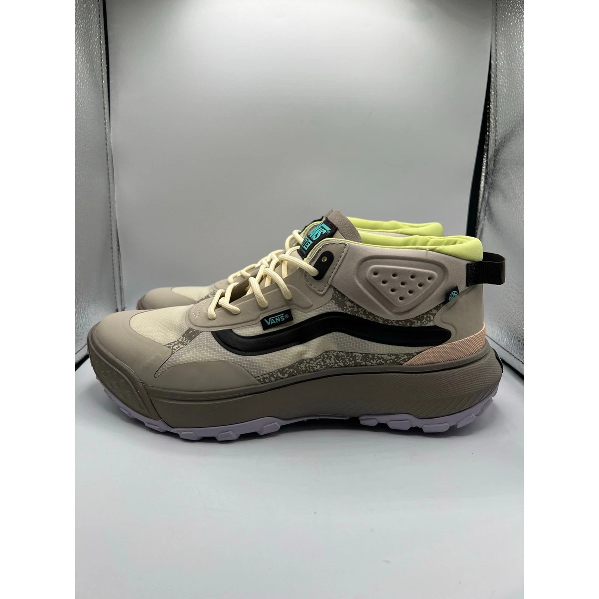 Vans Crosspath Mid MTE \'Cream\' VN000CVVCRM size 5.5 M / 7 W READ Vans MTE Crosspath Mid Cream All-Trac Sustainable Bio-Based  main image 4