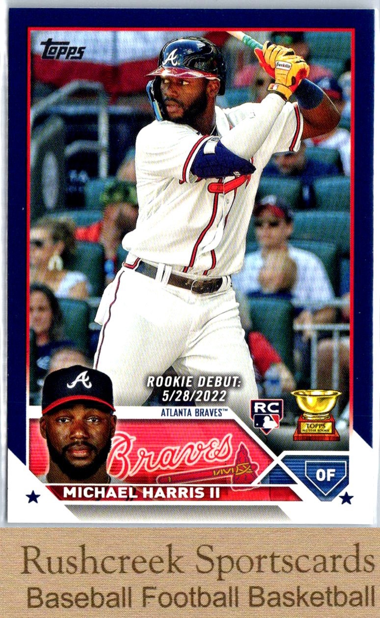 2023 Topps Update #US225 Michael Harris II RC Rookie Royal Blue