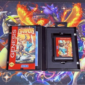 Eternal Champions (Sega Genesis) CIB Complete Manual & Poster -Tested/Working