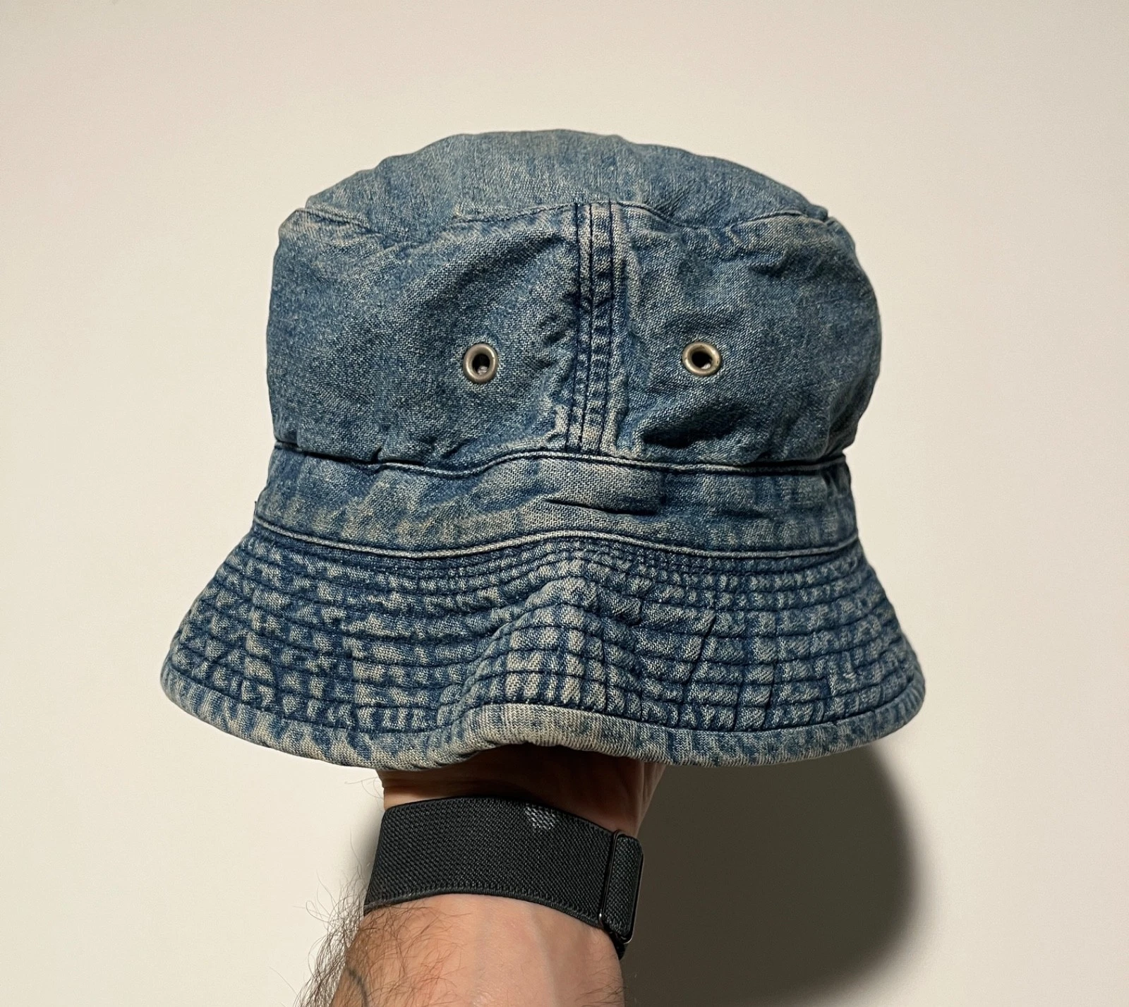 Vintage 90s Gap Crusher Bucket Hat Denim Blue Small Cap Fisherman Gorp