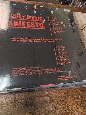Manifesto by Roxy Music (Record, 2017) for sale online | eBay