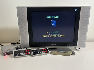 Sharp LC-15SH6U 15'' LCD Color TV Retro Gaming Television w/ Remote. TESTED