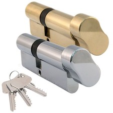 Thumb Turn Cylinder Euro Barrel Door Lock UPVC Anti Drill BS EN 1303 Security
