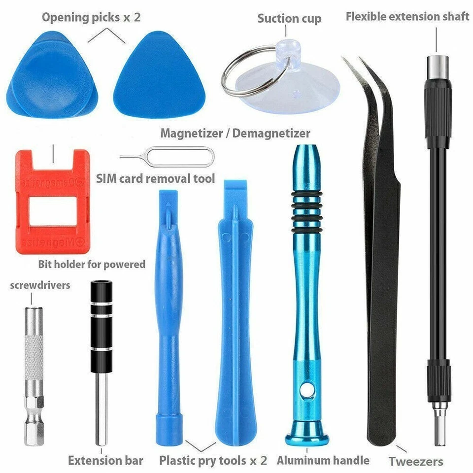 Magnetic Driver Torx Star Repair Tool Kit 110 in 1 Precision Screwdriver Bit Set - Image 2 of 4