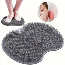 1 Anti-Allergy Silicone Foot Cleaner with Suction Cups -Non-Slip Shower Foot Scr