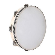 10 Inch Tambourine Musical Instrument for Adults Hand Held 10 inch