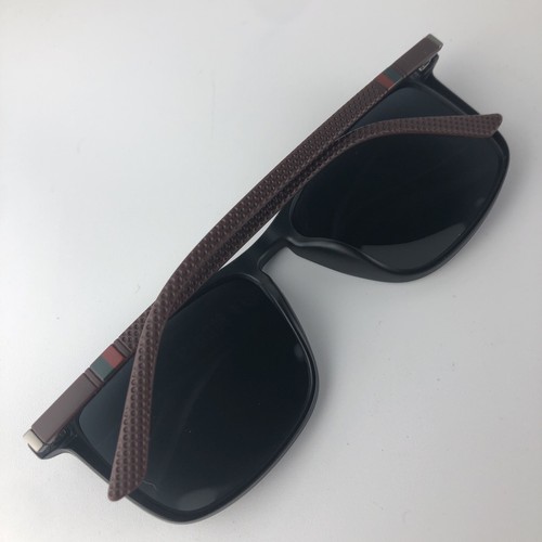 Supkley Sunglasses black frames with brown arms uv protection - Picture 2 of 10