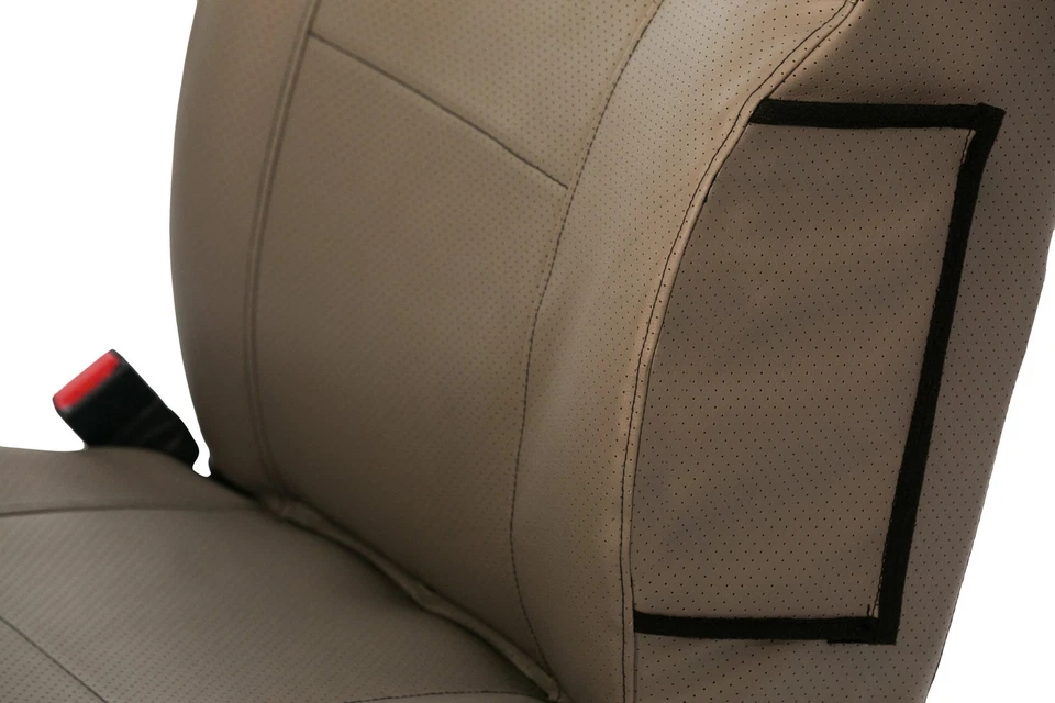 For Dodge Ram 2500 94-97 Saddleman Leatherette 1st Row Gray Custom Seat Covers Foto 4 de 4