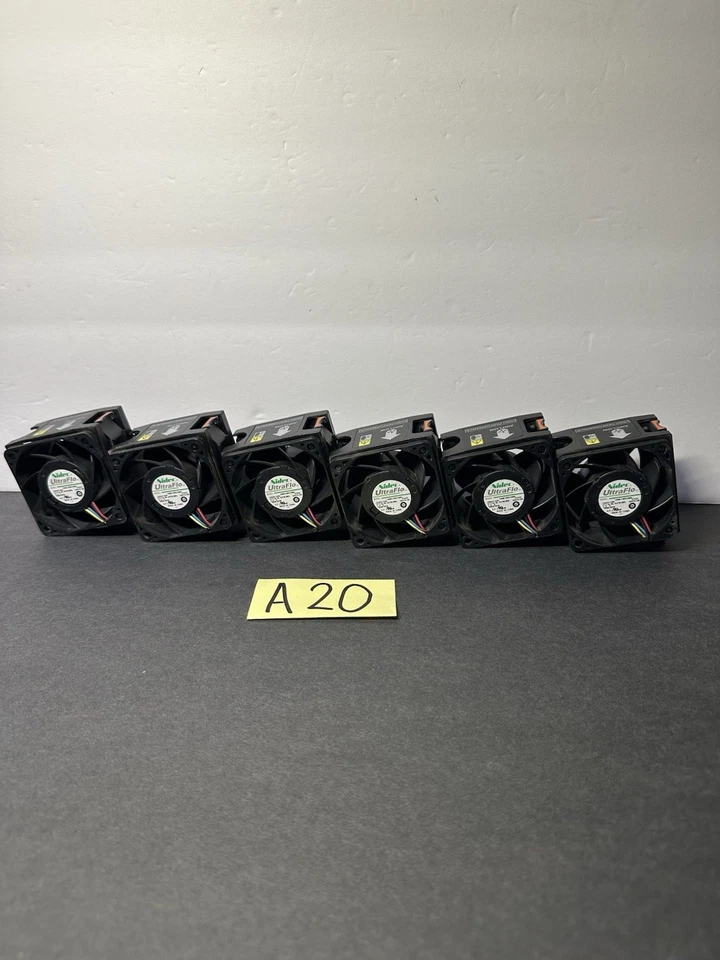 6 Stück Nidec Ultraflo Lüfter Modell V60E12BS10M3-XN44V-A00 GETESTET