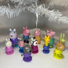 Lots Of Peppa Pig Figurines 11 Pieces Preowned