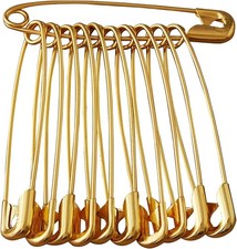 30PCS 2 Inch Gold Safety Pins - Your Versatile Pinning Solution for Sewing, Craf