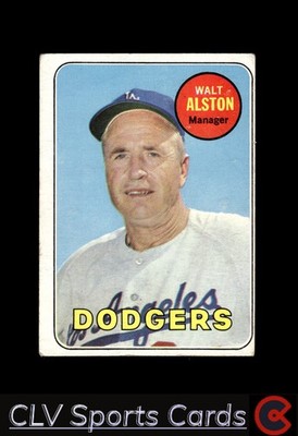 Los Angeles Dodgers Walt Alston #24 Topps Baseball Near Mint or Better