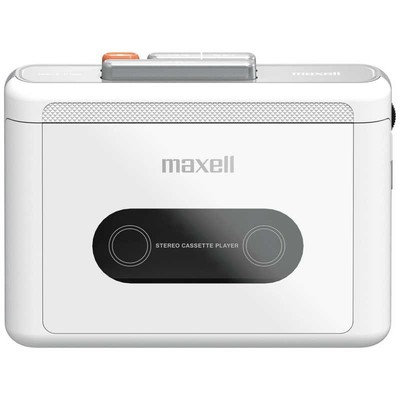 maxell MXCP-P100 Portable Cassette Player Bluetooth White MXCP-P100BK From Japan
