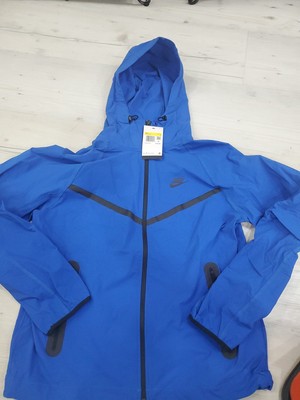 Nike NSW Windrunner Tech Fleece Zip Hoodie Size  Small Men Royal Blue HV0949-480