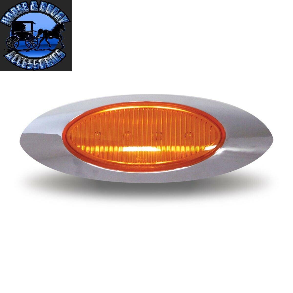 Trux panelite replacement light amber w/amber lens Peterbilt side