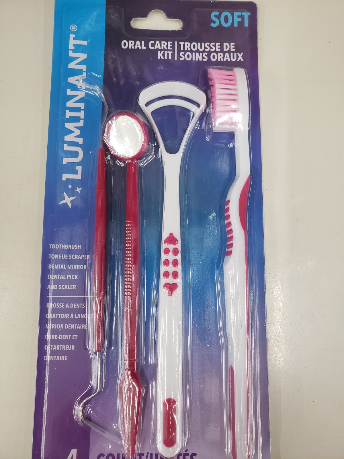 LUMINANT Oral Care Kit/4 Pieces  (Soft) NEW.