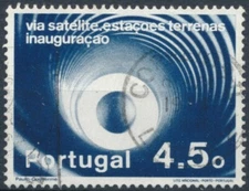 Inauguration Satellite Communication Network - Portugal 1974 - F H - MiNr 1235