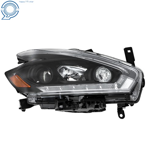For 2018 Nissan Murano Halogen Headlight LED DRL Projector Headlamp Passenger - Picture 3 of 19