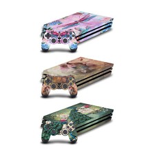 OFFICIAL JENA DELLAGROTTAGLIA ANIMALS VINYL SKIN DECAL FOR SONY PS4 PRO BUNDLE