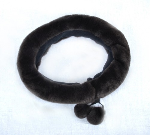 Z250 GESCHORENES NERZ STIRNBAND PELZSTIRNBAND PELZ KOPFBAND - MINK FUR HEADBAND - Picture 12 of 12