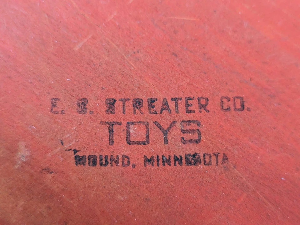 E.C. Streater Toys vagón antiguo raro - Tonka Toys creador de patentes Foto 2 de 4