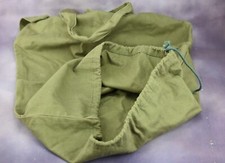 Vintage Green Canvas Military Soldier War Bag Backpack