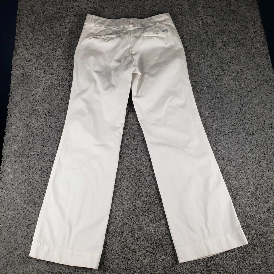 Vineyard Vines Pants Womens 32x32 White Flare Mid Rise Coastal Beach Career - Image 2 of 4