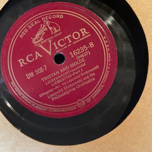 12" 78 RPM Set-(5)-Leopold Stokowski-Tristan and Isolde: Prelude Liebesnacht - Imagen 9 de 13