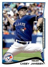 2014 Topps #175 Casey Janssen Toronto Blue Jays
