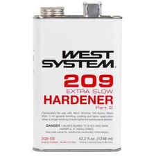 WEST SYSTEM 209 EXTRA SLOW HARDENER .33 GAL 209-SB