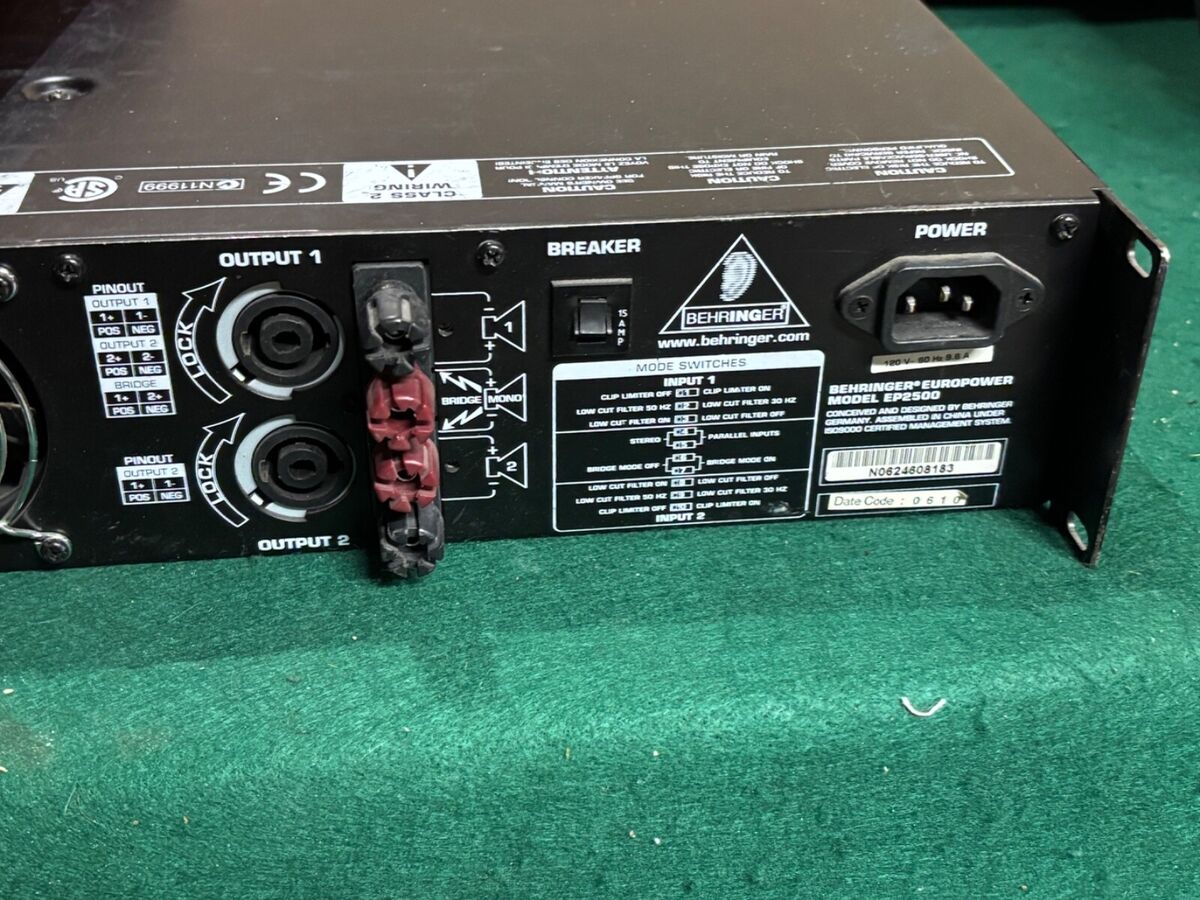 Behringer EP2500 Car Amplifier for sale online | eBay Behringer EP2500 Car Amplifier for sale online | eBay