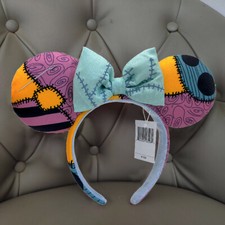Disney Parks 2024 Nightmare Before Christmas Sally Mickey Ears Headband